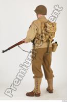  U.S.Army uniform World War II. ver.2 army poses with gun soldier standing whole body 0020.jpg